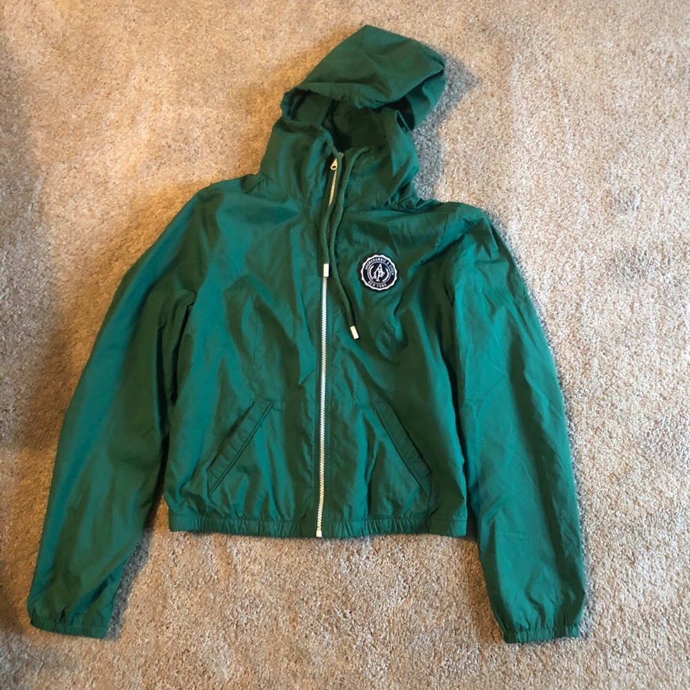 Green Abercrombie & Fitch Raincoat